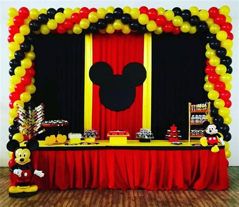 Festa Mickey Mickey Mickey First Birthday Mickey 1st Birthdays