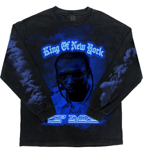 Pop Smoke King Of New York Longsleeve Black Ss20 Es