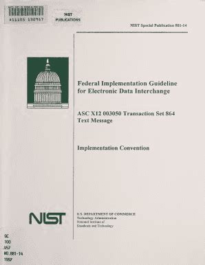 Fillable Online Nvlpubs Nist Federal Implementation Guideline For