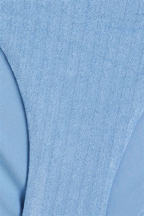 ONIA Kate Ribbed Terry Low Rise Bikini Briefs THE OUTNET