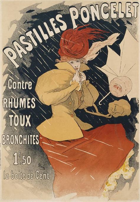 Pastilles Poncelet Poster Painting By Jules Ch Ret Pixels