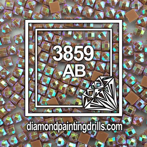 3859 Rosewood - Light - Square AB - Diamond Painting Drills