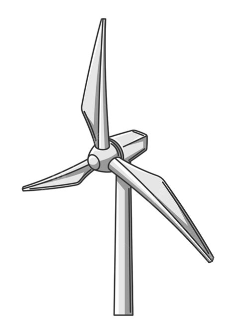 Wind Turbines Vector Art Png Illustration Of Wind Turbine Eco Sky Environmental Png Image