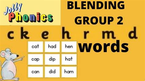 Jolly Phonics Group 2 Blending