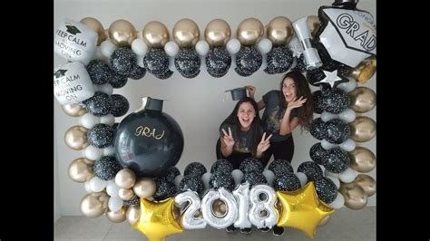 Decoración De Graduación Con Globos Graduation Decorations