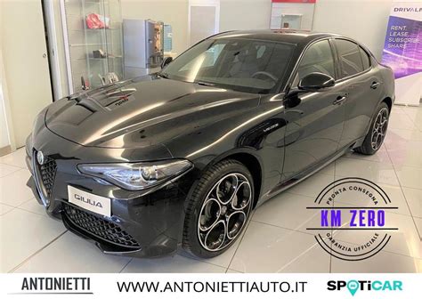 ALFA ROMEO GIULIA 2 0 T 280 CV AT8 AWD Q4 VELOCE KM ZERO BENZINA DEL