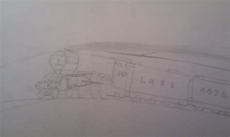 Flying Scotsman Drawing by indominus4356 on DeviantArt