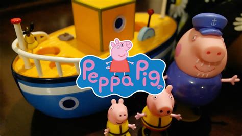 Peppa Pig Grandpa Pig S Bathtime Boat B Le F I Youtube