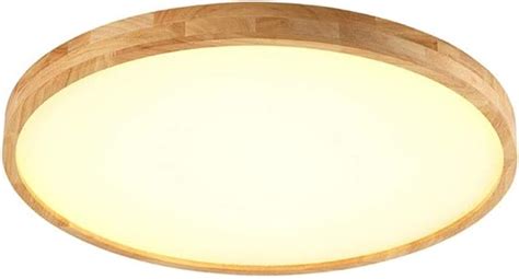 Led Deckenleuchte Nordic Modern Holz Deckenlampe Runde Holz Lampe Eiche