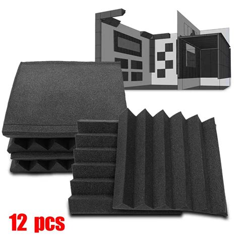 30x30cm Soundproofing Foam Acoustic Foam Sound Treatment Sound Proofing Studio Room Absorbing ...