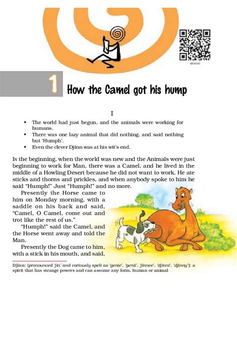 Ncert Book Class English Chapter How The Camel Got His Hump Pdf