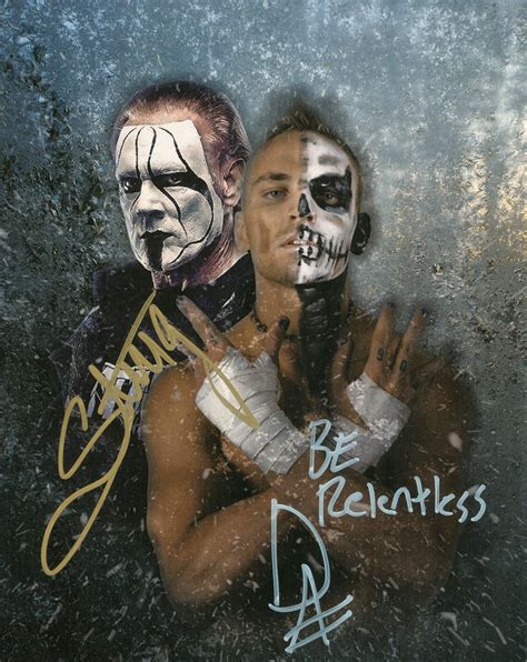 Sting & Darby Allin dual signed 8x10 Photo – Signed By Superstars