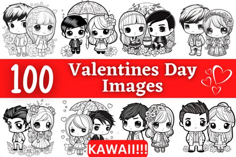 100 Kawaii Valentine's Day Images Graphic by DigitalsHandmade ...