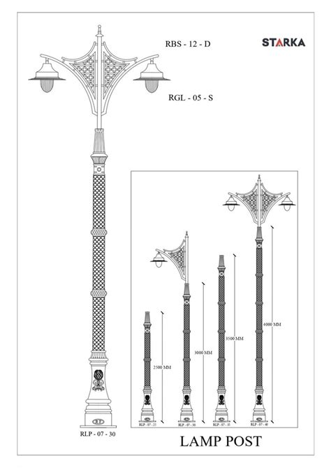 Mild Steel Dual Arm Decorative Led Street Light Pole M At Rs