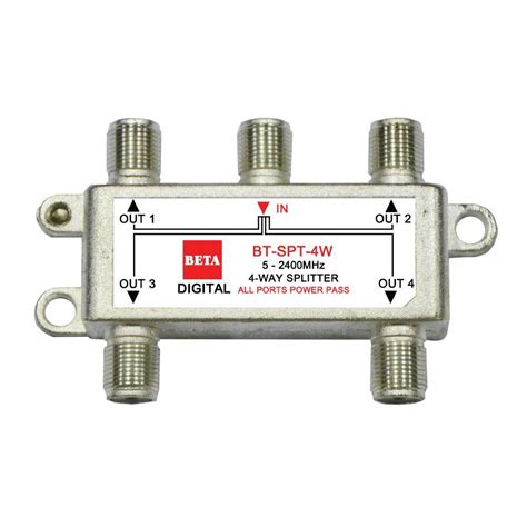 4 Way Fracarro Splitter Class A Shielding 5 2400mhz Jjsats Store