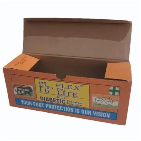 Single Phase 2 Ply Printed Shoes Packaging Corrugated Box At Rs 30