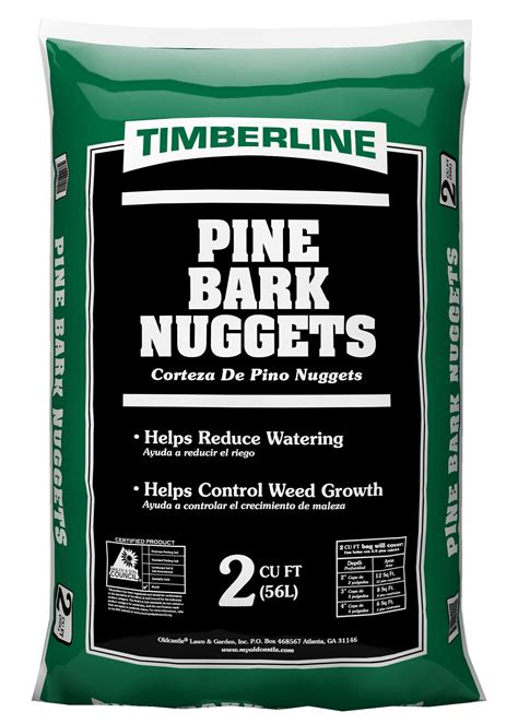 Timberline Natural Pine Bark Nuggets For Garden Mulching And Landscaping