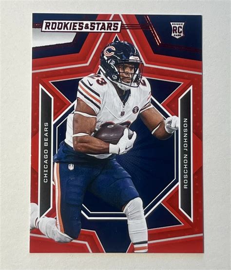 Panini Rookies Stars Rookies Red Roschon Johnson Rc For