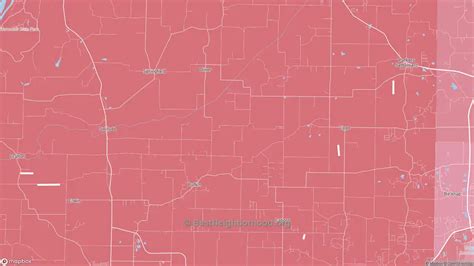 Posey County, IN Political Map – Democrat & Republican Areas in Posey ...