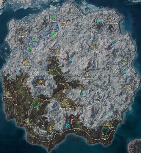 PLAYERUNKNOWN'S BATTLEGROUNDS Vikendi secret room locations / VIKENDI REBORN MAP