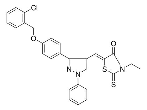 5Z 5 3 4 2 CHLOROBENZYL OXY PHENYL 1 PHENYL 1H PYRAZOL 4 YL