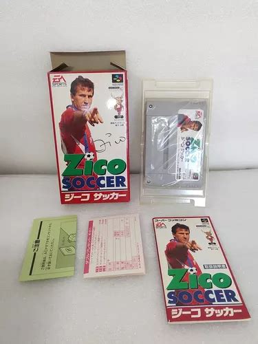 Zico Soccer P Super Famicom Snes Original Japonês Sem Uso