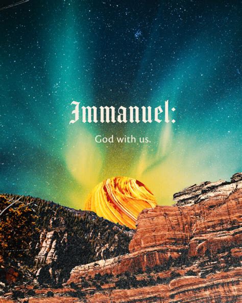 Immanuel: God with us. - Sunday Social