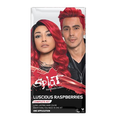 Red Hair Dye, Instant Color Streaks Highlights Hair 15ml Women Temporary Hair Care, Hair Dye ...