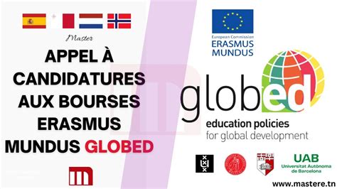 Appel Candidatures Aux Bourses Erasmus Mundus Globed