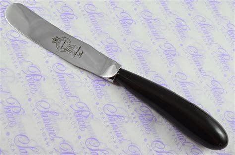 Brand New Genuine Water Buffalo Handle Butter Knife Made In Sheffield