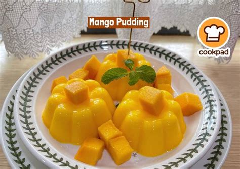 Resipi 👩‍🍳mango Pudding🥭 Oleh Mahadiah Cookpad