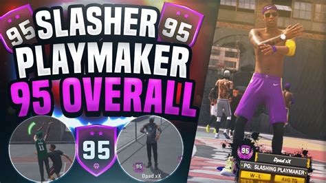 95 Overall Playmaker Slasher Build Best Jumpshot And Dunks Nba 2k18