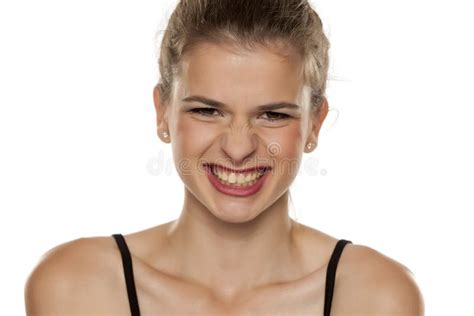 Woman with evil smile stock image. Image of teenager - 137573141