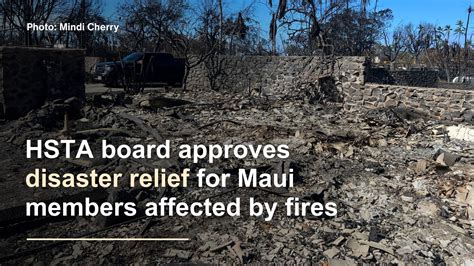 HSTA board approves disaster relief for Maui members affected by fires - Hawaiʻi State Teachers ...