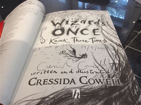 Wizards of Once: Knock Three Times ******SIGNED, DATED & DOODLED LIMITED EDITION***** by Cowell ...