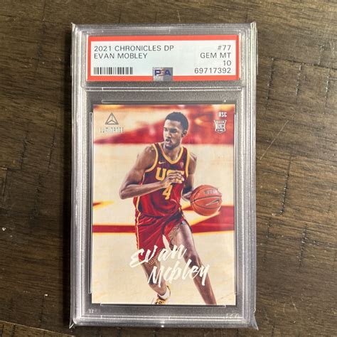 Evan Mobley Rookie Rc Chronicles Luminance Draft Picks No Cavs