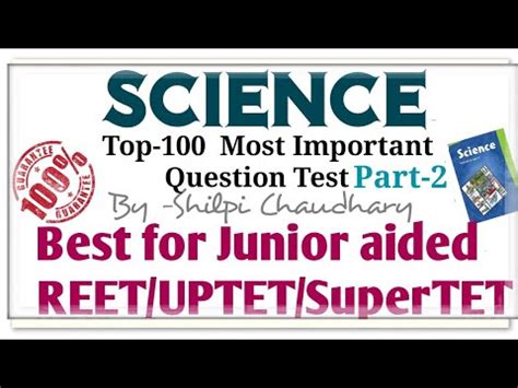 Science Super Series Of Most Important Question For Reet Junior