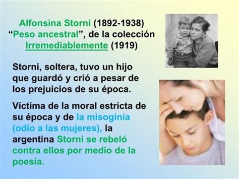 Peso Ancestral Alfonsina Storni