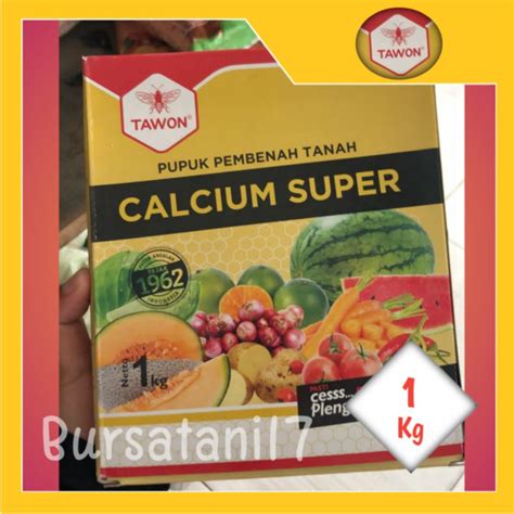 Jual Pupuk Calsium Kalsium Super Cap Tawon Kg Shopee Indonesia