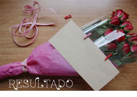 Cómo decorar un ramo de rosas Cortar Coser y Crear