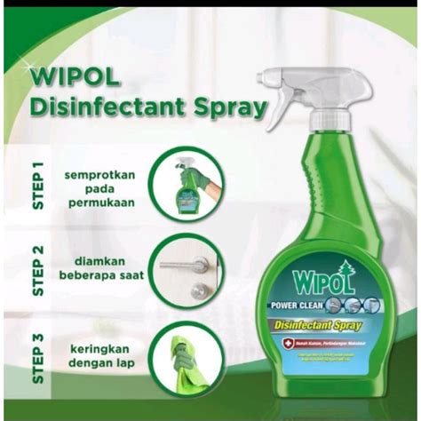 Jual Wipol Spray Disinfektan Pembersih Serbaguna Power Clean Ml