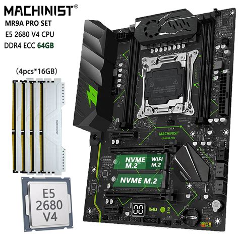 MACHINIST Conjunto De Placa Base MR9A PRO X99 LGA 2011 3 Kit Xeon E5