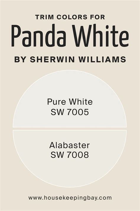 Best Trim Colors For Panda White Sw By Sherwin Williams Sherwin