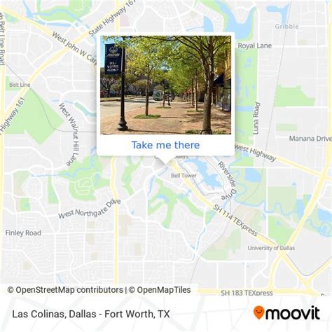 Las Colinas Texas Map