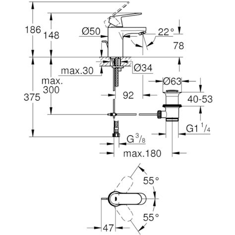 Grohe Eurosmart Cosmopolitan Slavina Za Umivaonik Emmezeta Webshop