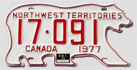 1978 Northwest Territories #17091 | Cool NWT License Plates