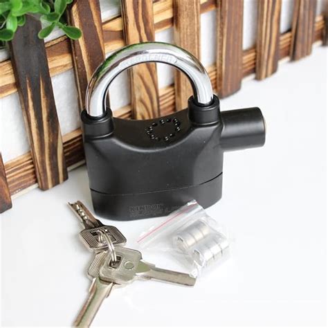 Elloapic Universal Alarm Padlock Db Siren Heavy Duty Security Alarm