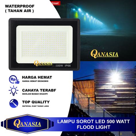 Jual Lampu Sorot Led W Flood Light Tembak Outdoor Watt Shopee