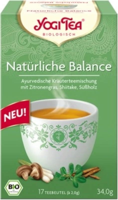 Yogi Tea Nat Rliche Balance Bio G Ecco Verde Onlineshop