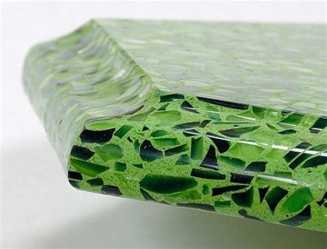 Advantages and disadvantages of recycled glass countertops